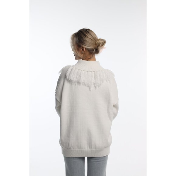 Alexander High Neck Cable Sweater - Picture 4 of 4
